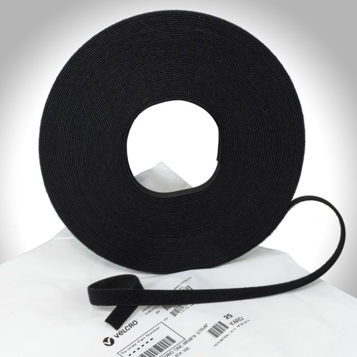 VELCRO Hook and loop ONE-WRAP® double sided Strapping  20mm x 1 metre in white 