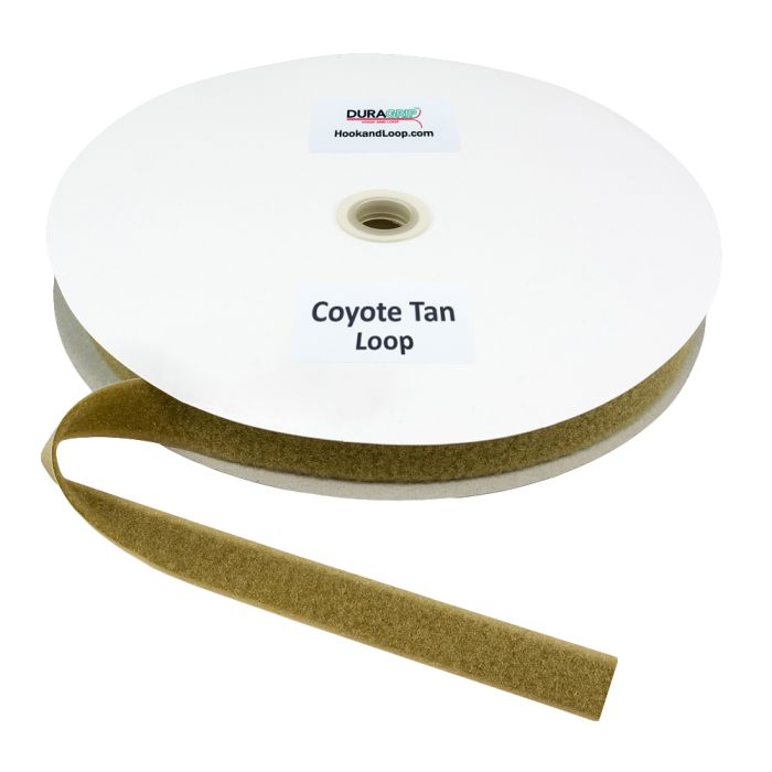 1" - DuraGrip Brand Loop Sew-On - Coyote Tan DG10CTLS
