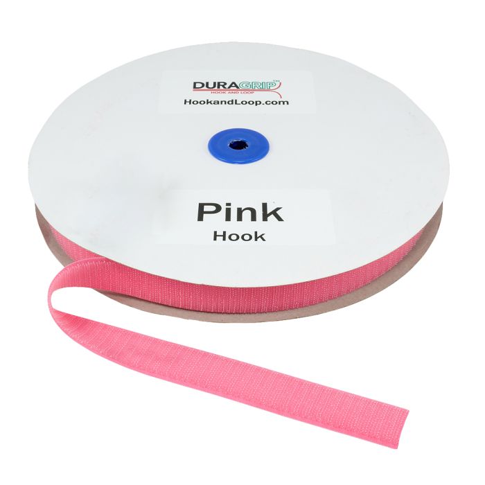 1" - DuraGrip® Brand Hook - Pink, Sew-On DG10PKHS