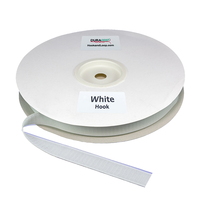 Duragrip 1" White Hook Acrylic