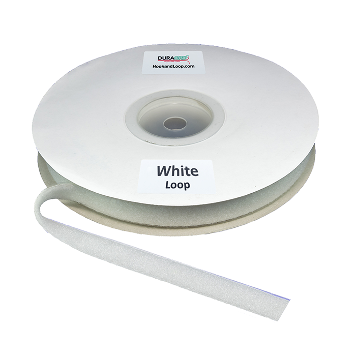 Duragrip 1" White Loop Acrylic