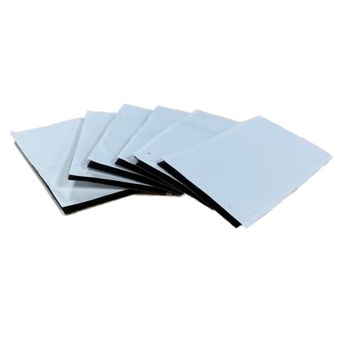 2" x 4" Black Acrylic Hook and Loop Cut and Mated Sets