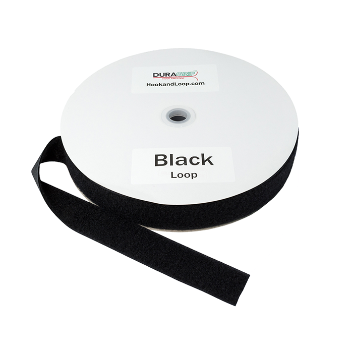 2" - DuraGrip Brand Sew-On Loop - Black DG20BLLS