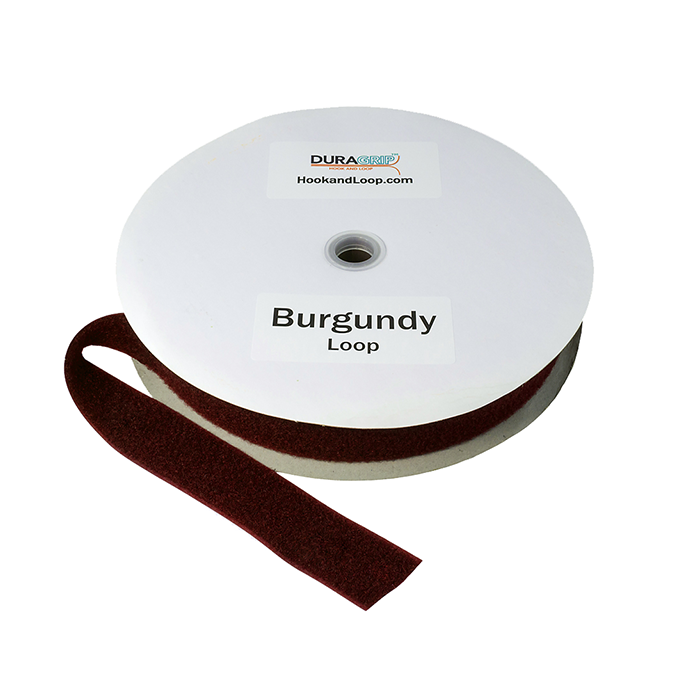 2" - DuraGrip Brand Sew-On Loop - Burgundy DG20BULS