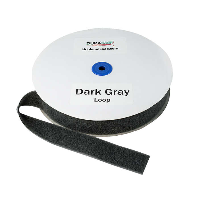 2" - DuraGrip Brand Sew-On Loop - Dark Gray DG20DGLS