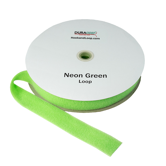 2" - DuraGrip Brand Sew-On Loop - Neon Green DG20NGLS