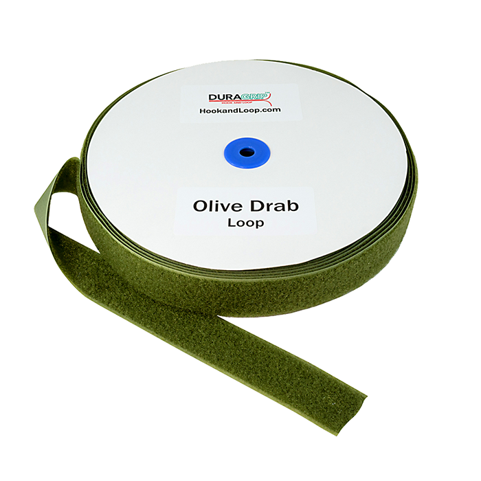2" - DuraGrip Brand Sew-On Loop - Olive Drab DG20ODLS