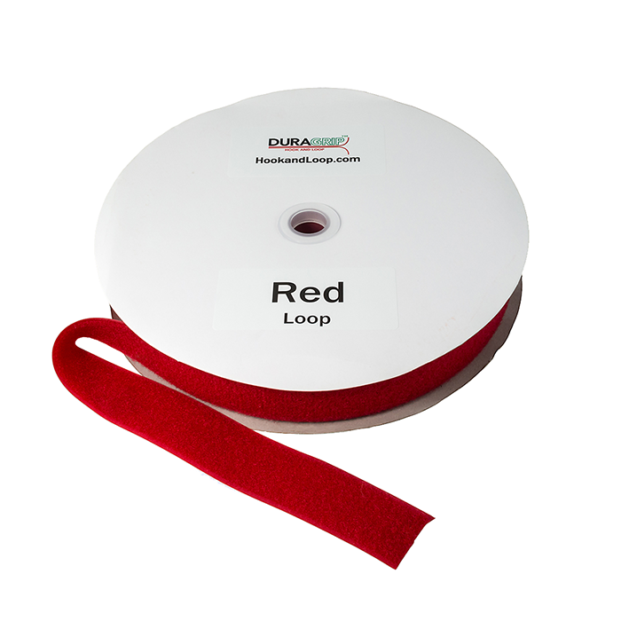 2" - DuraGrip brand Sew-On Loop - Red DG20RDLS