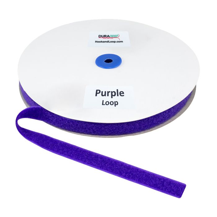 3/4" - DuraGrip Brand Loop Sew-On - Purple DG34PULS