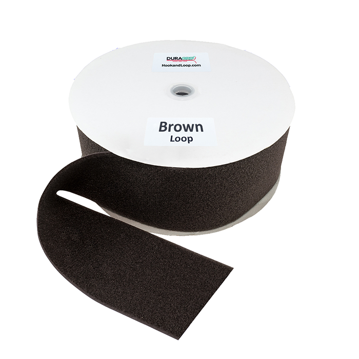 4" - DuraGrip Brand Sew-On Loop - Brown DG40BRLS