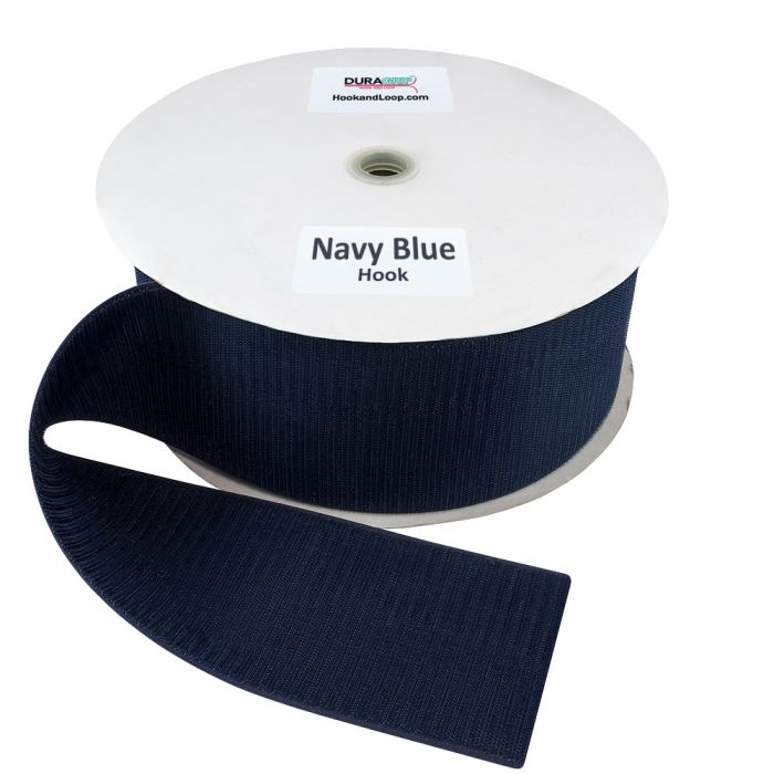 3" - DuraGrip Brand Sew-On Hook - Navy Blue DG30NBHS