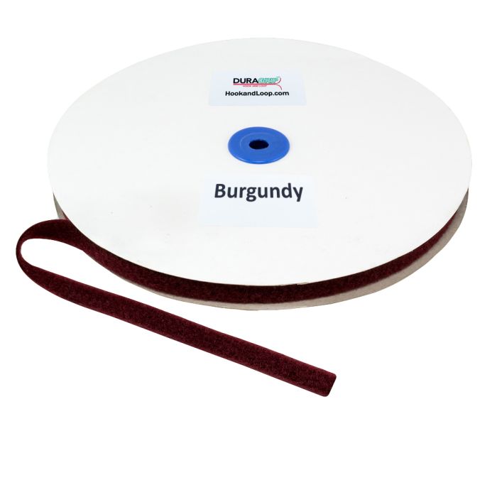 5/8" - DuraGrip Brand Loop Sew-On - Burgundy DG58BULS