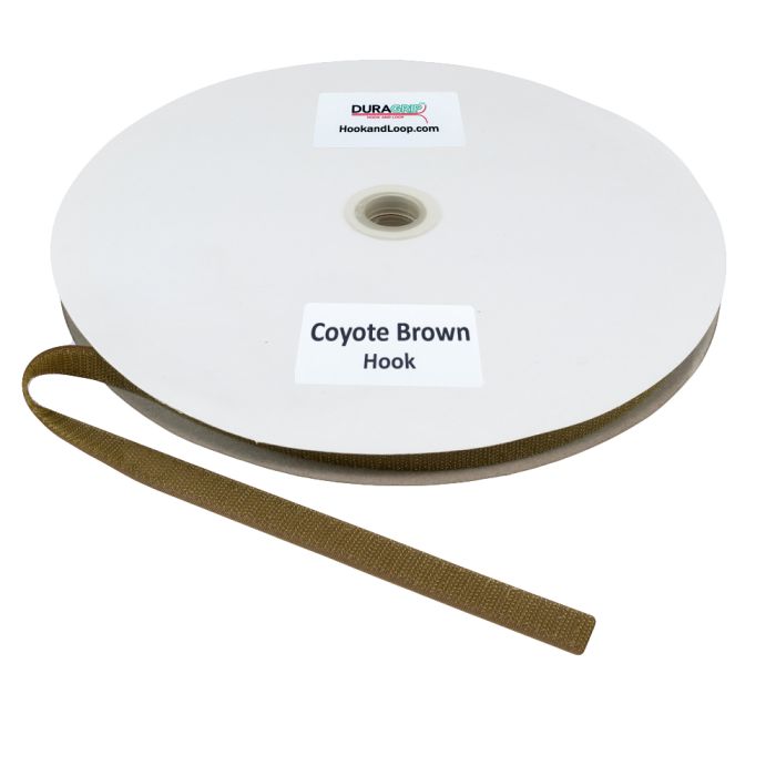 5/8" - DuraGrip Brand Hook Sew-On - Coyote Brown DG58CBHS