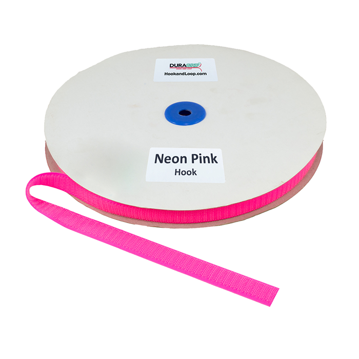 5/8" - DuraGrip Brand Sew-On Hook - Neon Pink DG58NPHS