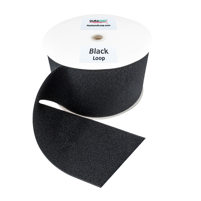 6" - DuraGrip Brand Sew-On Loop - Black DG60BLLS