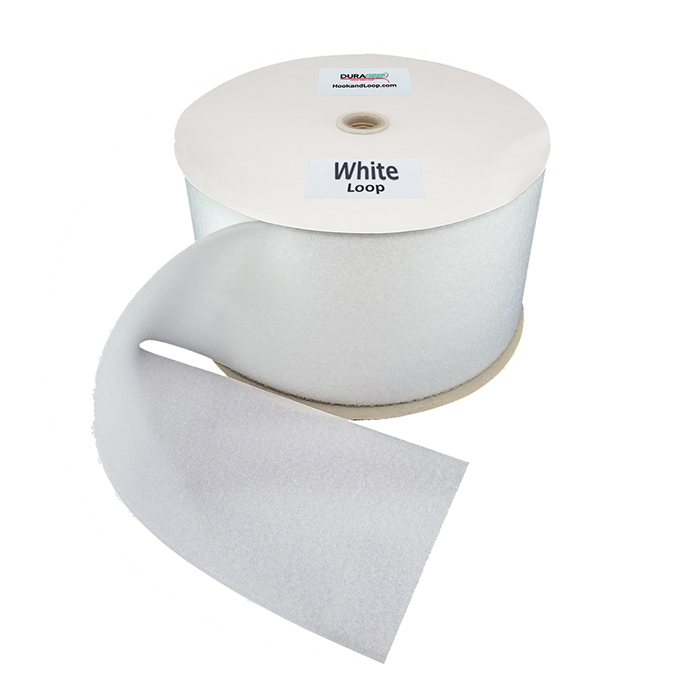 6" - DuraGrip brand Sew-On Loop - White DG60WHLS