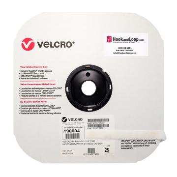 VELCRO® Brand - 5/8" White Loop Sew-On