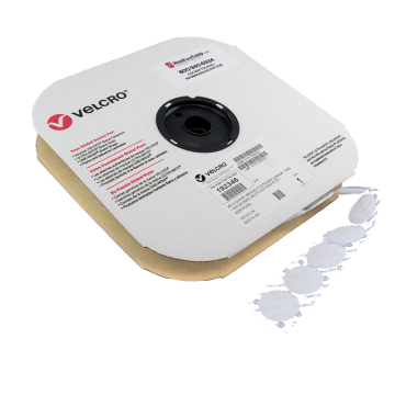 1 3/8" - VELCRO® brand Hook VELCOIN® - White 192346
