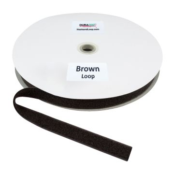 1" - DuraGrip Brand Sew-On Loop - Brown DG10BRLS