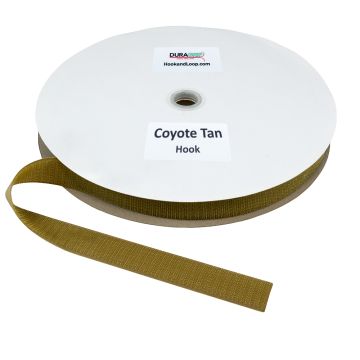 DuraGrip® Brand - 1" Coyote Tan Hook Sew-On