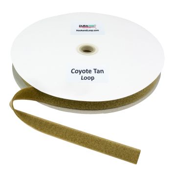 DuraGrip® Brand - 1" Coyote Tan Loop Sew-On