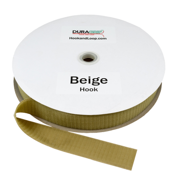 1.5" - DuraGrip Brand Sew-On Hook - Beige DG15BGHS