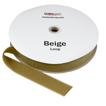 1.5" - DuraGrip Brand Sew-On Loop - Beige DG15BGLS