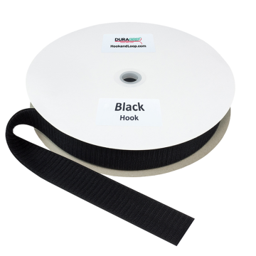 1.5" - DuraGrip Brand Sew-On Hook - Black DG15BLHS