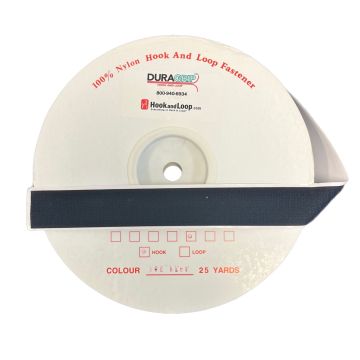 1.5" - DuraGrip Brand Hook Peel & Stick: Rubber - Navy Blue DG15NBHR