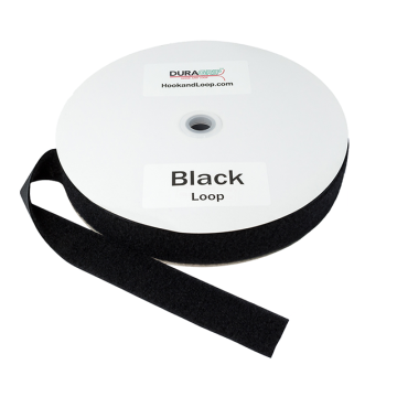 2" - DuraGrip Brand Sew-On Loop - Black DG20BLLS