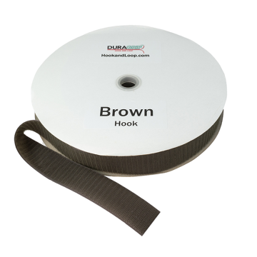 2" - DuraGrip Brand Sew-On Hook - Brown DG20BRHS
