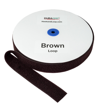 2" - DuraGrip Brand Sew-On Loop - Brown DG20BRLS