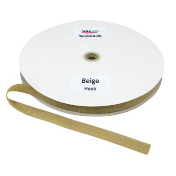 DuraGrip® Brand - 3/4" Beige Hook Sew-On
