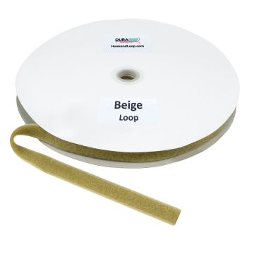 3/4" - DuraGrip Brand Sew-On Loop - Beige DG34BGLS