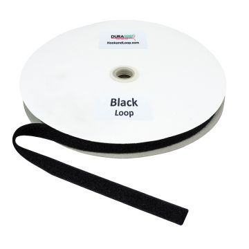 DuraGrip® Brand - 3/4" Black Loop Sew-On