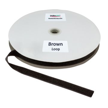 3/4" - DuraGrip Brand Sew-On Loop - Brown DG34BRLS