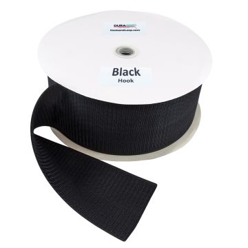 3" - DuraGrip Brand Sew-On Hook - Black DG30BLHS