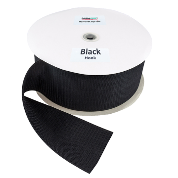 4" - DuraGrip Brand Sew-On Hook - Black DG40BLHS