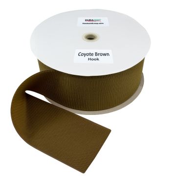 3" - DuraGrip Brand Sew-On Hook - Coyote Brown DG30CBHS