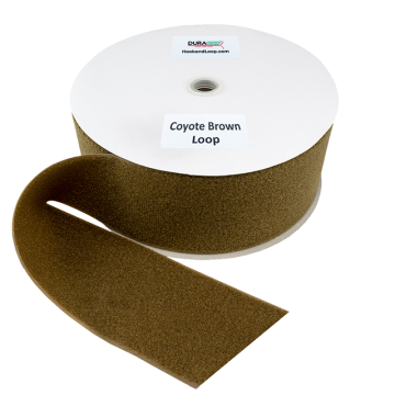 4" - DuraGrip Brand Sew-On Loop - Coyote Brown DG40CBLS