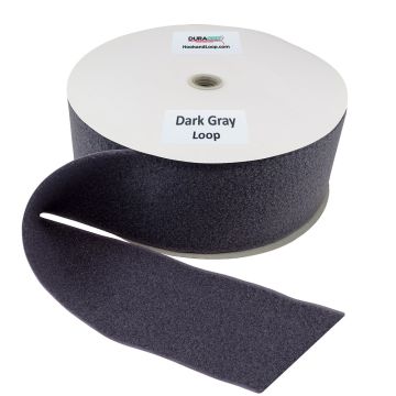 DuraGrip® Brand - 6" Dark Gray Loop Sew-On