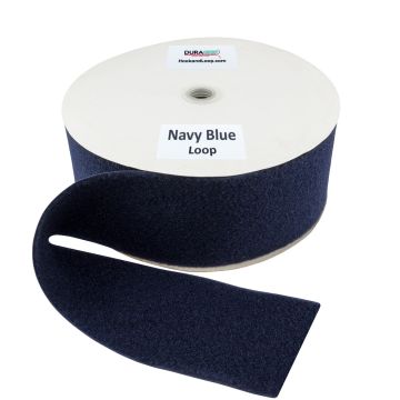 DuraGrip® Brand - 6" Navy Blue Loop Sew-On