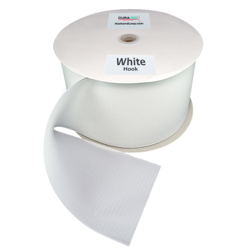 5" - DuraGrip brand Sew-On Hook - White DG50WHHS