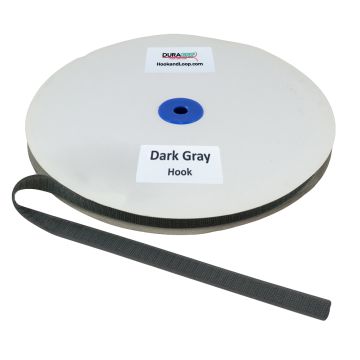 5/8" - DuraGrip Brand Sew-On Hook - Dark Gray DG58DGHS