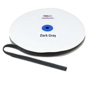 5/8" - DuraGrip Brand Sew-On Loop - Dark Gray DG58DGLS