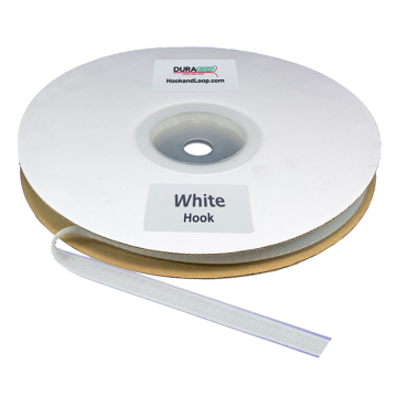 Duragrip 1" White Hook Acrylic