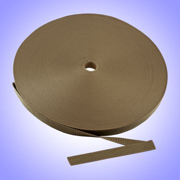 1" - DuraGrip brand Heavyweight Polypropylene Webbing - Jute DG10JUWEBB-HW