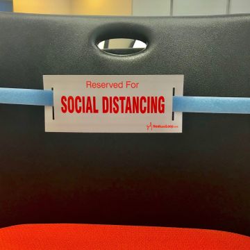 Social Distancing Strap-Light Blue