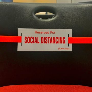 Social Distancing Strap-Neon Orange
