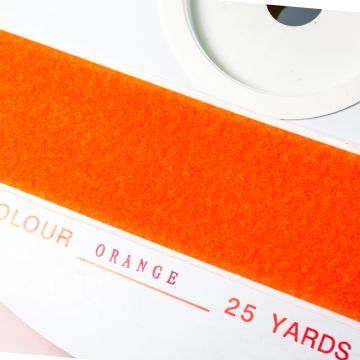 1.5" - DuraGrip brand Peel & Stick Loop: Rubber - Orange DG15ORLR